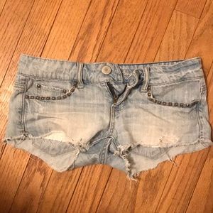 American eagle shorts size 0